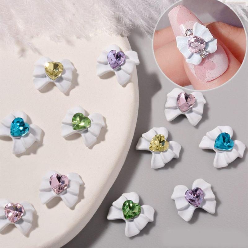 Nail Art Decorations 2PCs DIY Manicure Decoration Accessories Mobile Phone Case Jewelry Bow Tie Drill Crystal Heart Diamond
Nail Art Decorations 2PCs DIY Manicure Decoration Accessories Mobile Phone Case Jewelry Bow Tie Drill Crystal Heart Diamond