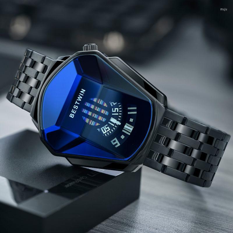 Wristwatches Men's Wristwatch WIN Stainless-Steel Black Technology Fashion Casual Quartz Watch For Men Relogio Masculino, Mesh-silverblue
Wristwatches Men's Wristwatch WIN Stainless-Steel Black Technology Fashion Casual Quartz Watch For Men Relogio Masculino, Mesh-silverblue