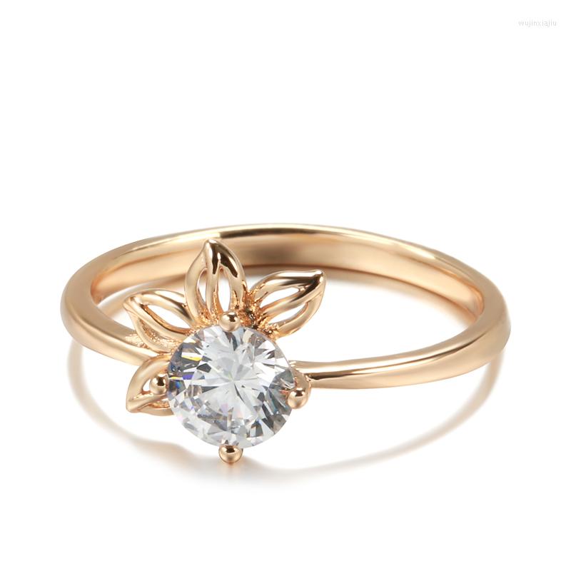 Wedding Rings Arrivals 585 Rose Gold Round Shape White Natural Zircon Russian Characters Women Ring Fine Party Jewelry
Wedding Rings Arrivals 585 Rose Gold Round Shape White Natural Zircon Russian Characters Women Ring Fine Party Jewelry