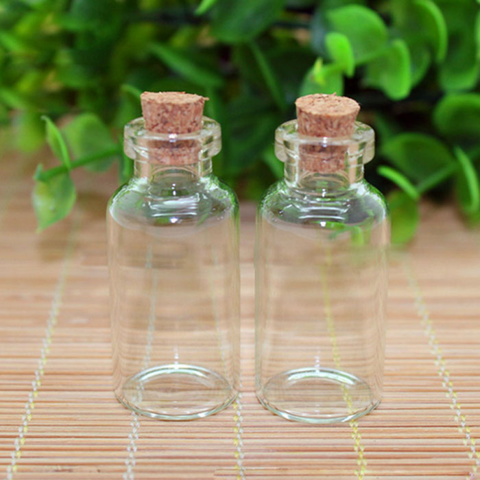 Transparent Glass Drifting Bottle DIY Cork Stopper 0.5ml 1ml 2ml 3ml 4ml 5ml 6ml 7ml 10ml 15ml 20ml - view 6