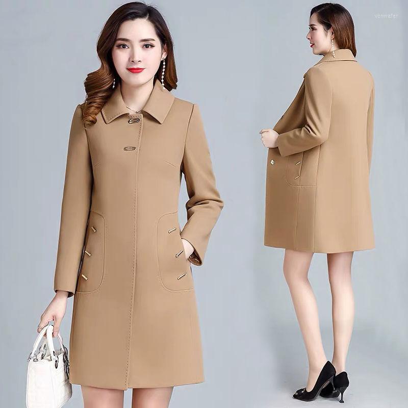 Women's Trench Coats 2022 Women Coat Elegant Office Autumn Winter Mid-length Windbreaker Outerwear Female Casual Overcoat Tops R898, Purple
Women's Trench Coats 2022 Women Coat Elegant Office Autumn Winter Mid-length Windbreaker Outerwear Female Casual Overcoat Tops R898, Purple