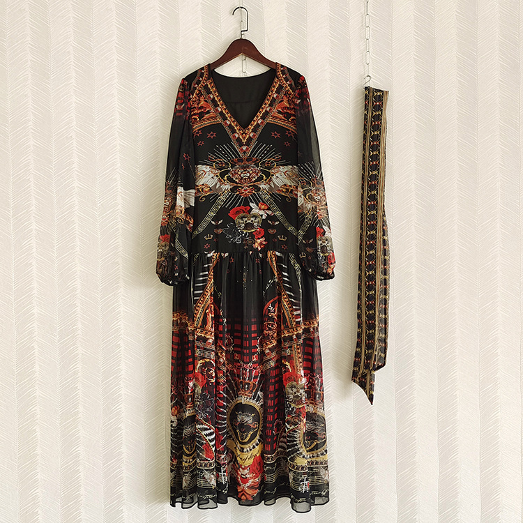 190 XL 2022 Spring Autumn Runway Dresses Dress Long Sleeve Empire Fashion Womens V Neck yy, Customize
190 XL 2022 Spring Autumn Runway Dresses Dress Long Sleeve Empire Fashion Womens V Neck yy, Customize