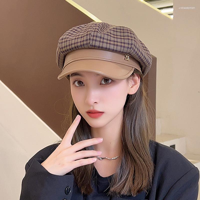 Berets EStenala Women Beret Octagonal Hat Sboy Cap Spring Fashion Woman Plaid Checks Woolen For Girls Lady, Picture shown
Berets EStenala Women Beret Octagonal Hat Sboy Cap Spring Fashion Woman Plaid Checks Woolen For Girls Lady, Picture shown