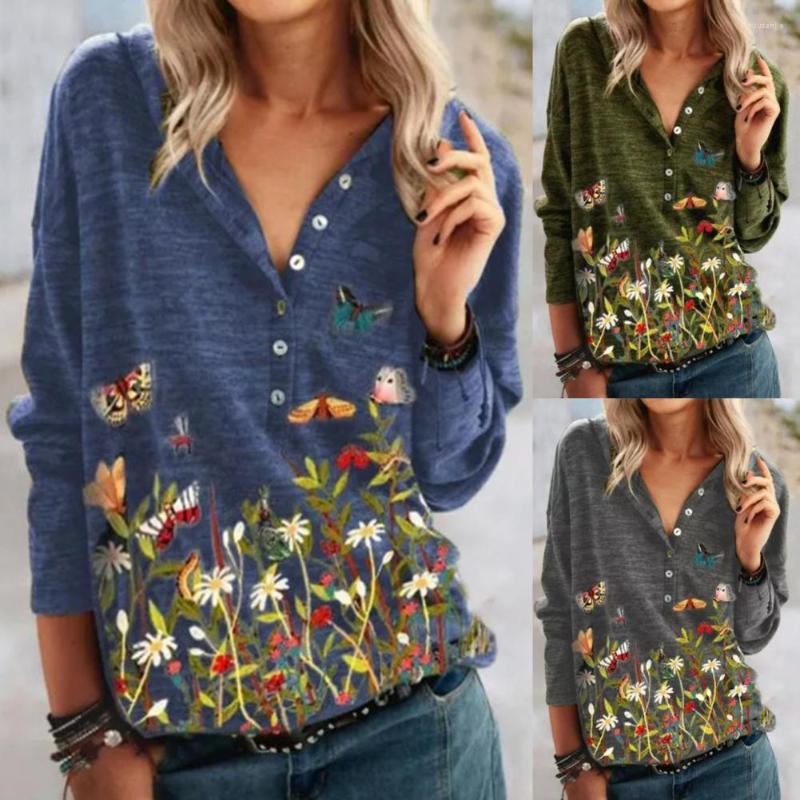 Women' Blouses Hoodie Blouse Women Clothing Xxl Blend Long Sleeve Buttons2022 Butterfly Floral Print V Neck CottonSweatshirt Women, Green
Women' Blouses Hoodie Blouse Women Clothing Xxl Blend Long Sleeve Buttons2022 Butterfly Floral Print V Neck CottonSweatshirt Women, Green