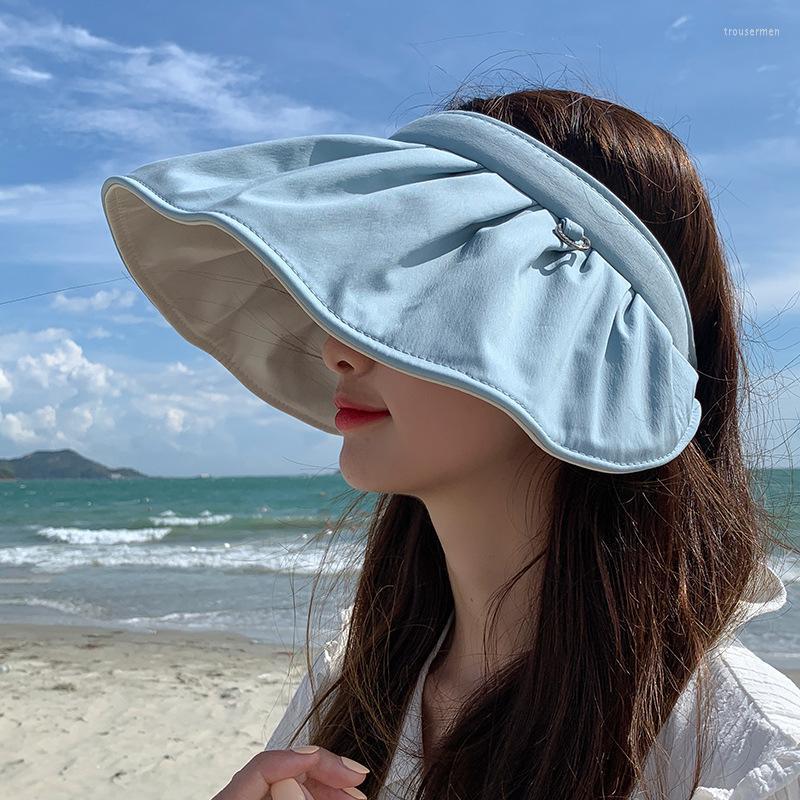 Wide Brim Hats Hat Female Summer Air Top Sunhat Face Cover Ultraviolet-Proof Sun Cycling Headband Shell UV Protection TideWide, Yellow
Wide Brim Hats Hat Female Summer Air Top Sunhat Face Cover Ultraviolet-Proof Sun Cycling Headband Shell UV Protection TideWide, Yellow