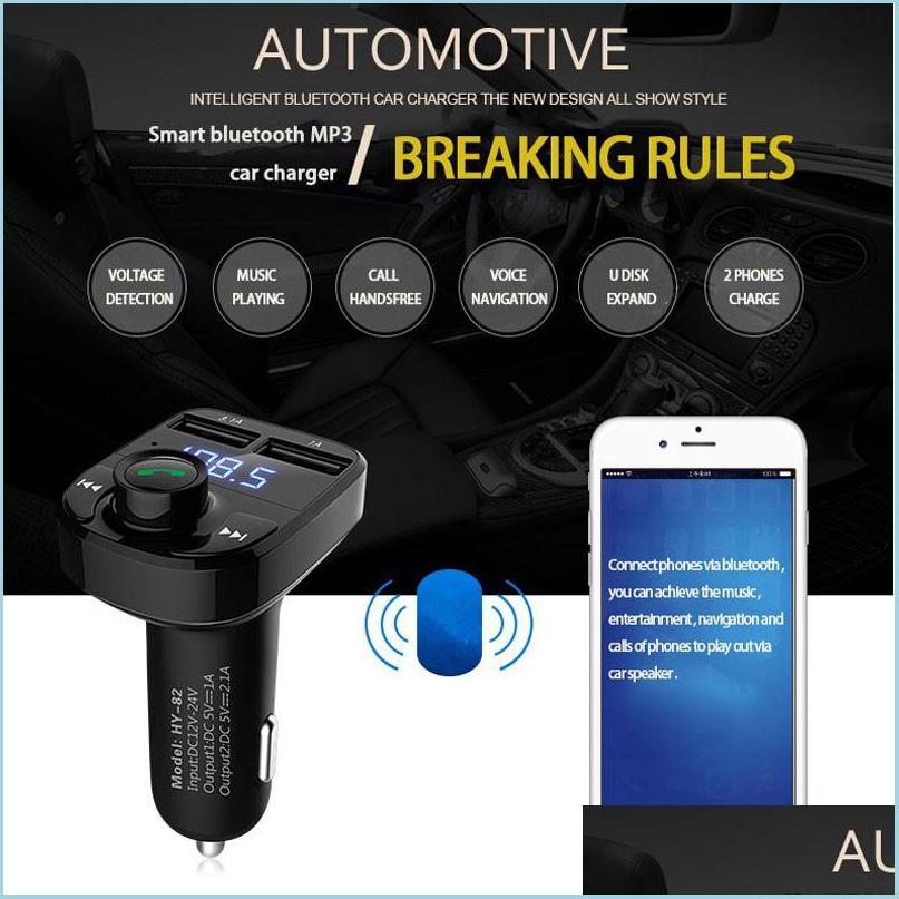 Bluetooth Car Kit Fm Transmitter Bluetooth Car Kit Hand Mp3 O Player Voltage Detection Noise Cancellation Dual Usb Charger Drop Deliv Dh2Oz
Bluetooth Car Kit Fm Transmitter Bluetooth Car Kit Hand Mp3 O Player Voltage Detection Noise Cancellation Dual Usb Charger Drop Deliv Dh2Oz