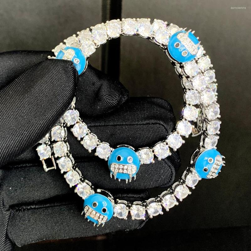 Choker Iced Out Bling Blue Iceman Necklace 5mm Tennis Chain Fluorescenc Enamel Charm Fashion Women Men Hip Hop Jewelry
Choker Iced Out Bling Blue Iceman Necklace 5mm Tennis Chain Fluorescenc Enamel Charm Fashion Women Men Hip Hop Jewelry