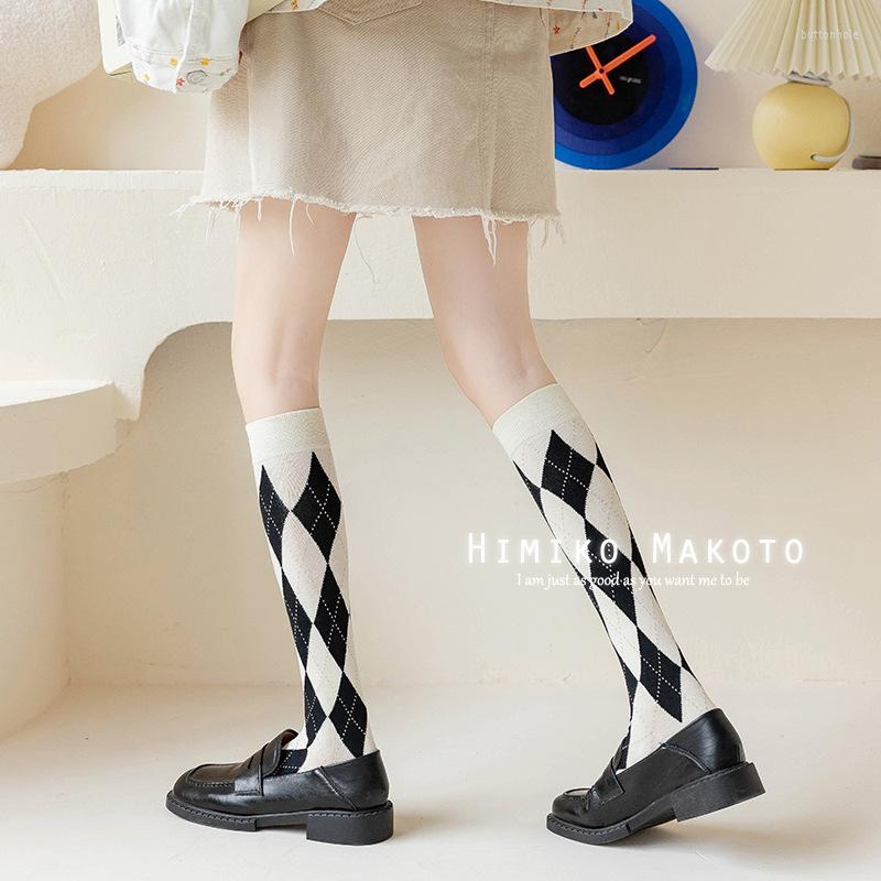 Women Socks Autumn Winter Harajuku Girls Cotton Female Uniform Argyle Wing Rhombus Kawaii High Tube Knee Long 
Women Socks Autumn Winter Harajuku Girls Cotton Female Uniform Argyle Wing Rhombus Kawaii High Tube Knee Long