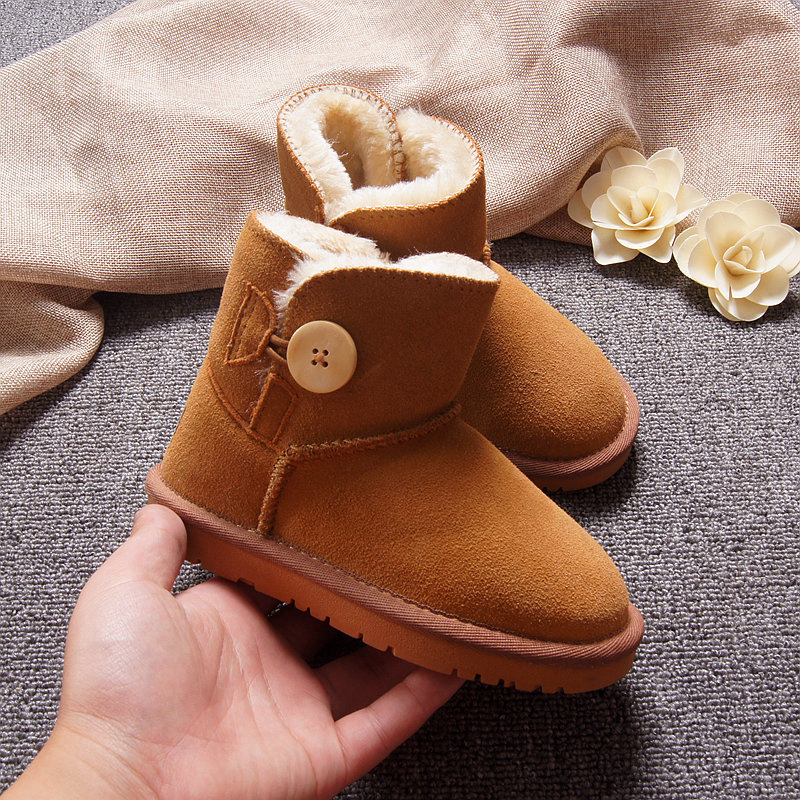 2022 New Children's Leather Warm and Breathable Baby Shoes Winter Flat Bottom Short Shell Snow Shoes, Gray
2022 New Children's Leather Warm and Breathable Baby Shoes Winter Flat Bottom Short Shell Snow Shoes, Gray