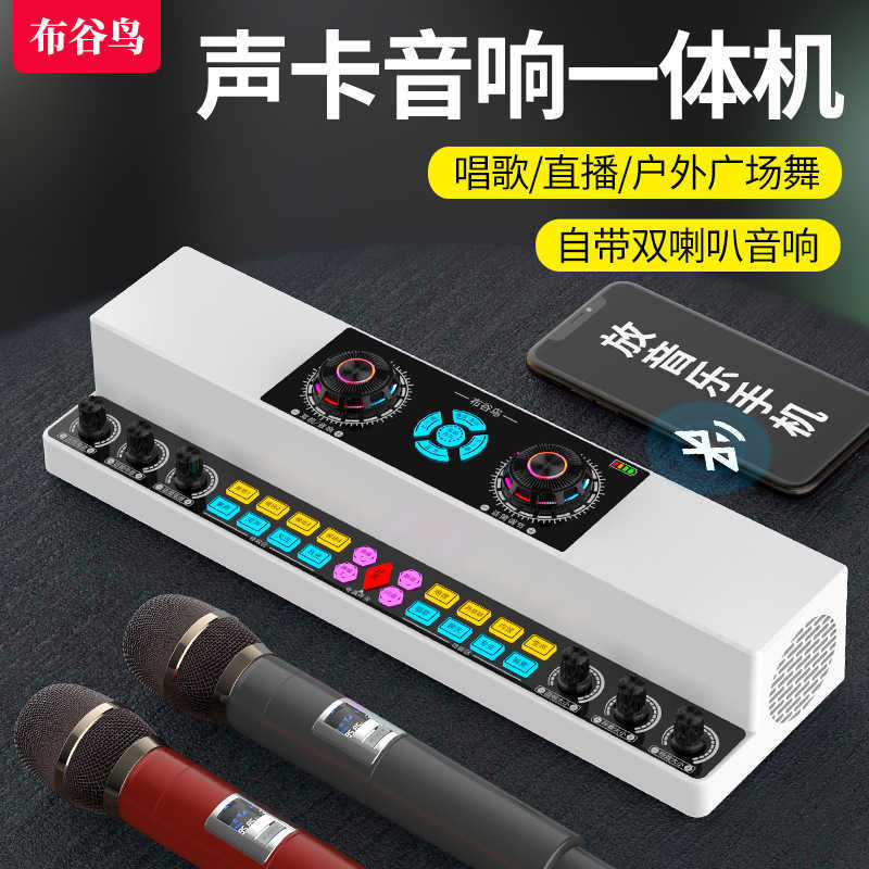 Y6 Cuckoo live singing sound card audio all-in-one machine indoor and outdoor square dance karaoke wireless Bluetooth speaker
Y6 Cuckoo live singing sound card audio all-in-one machine indoor and outdoor square dance karaoke wireless Bluetooth speaker