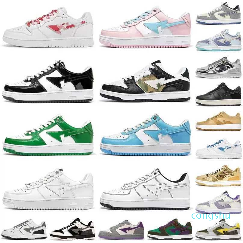 Shoes Casual Sk8 Designer Bap Trainers Black White Green Red ge A Mens Lows Bapestas Baped Sta Ed Camo Men Women Sneaker, Color # 29
Shoes Casual Sk8 Designer Bap Trainers Black White Green Red ge A Mens Lows Bapestas Baped Sta Ed Camo Men Women Sneaker, Color # 29