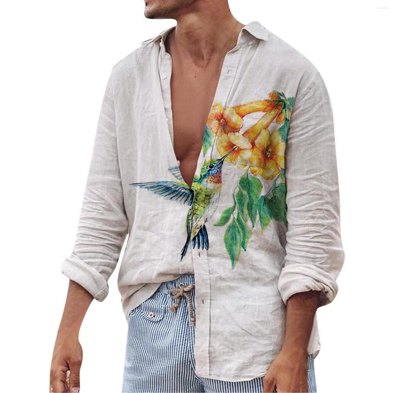 Men' Casual Shirts Men Autumn Winter Printed Cotton And Linen Long Sleeves Single Breasted Stand Collar Shirt Blouse, Blue
Men' Casual Shirts Men Autumn Winter Printed Cotton And Linen Long Sleeves Single Breasted Stand Collar Shirt Blouse, Blue