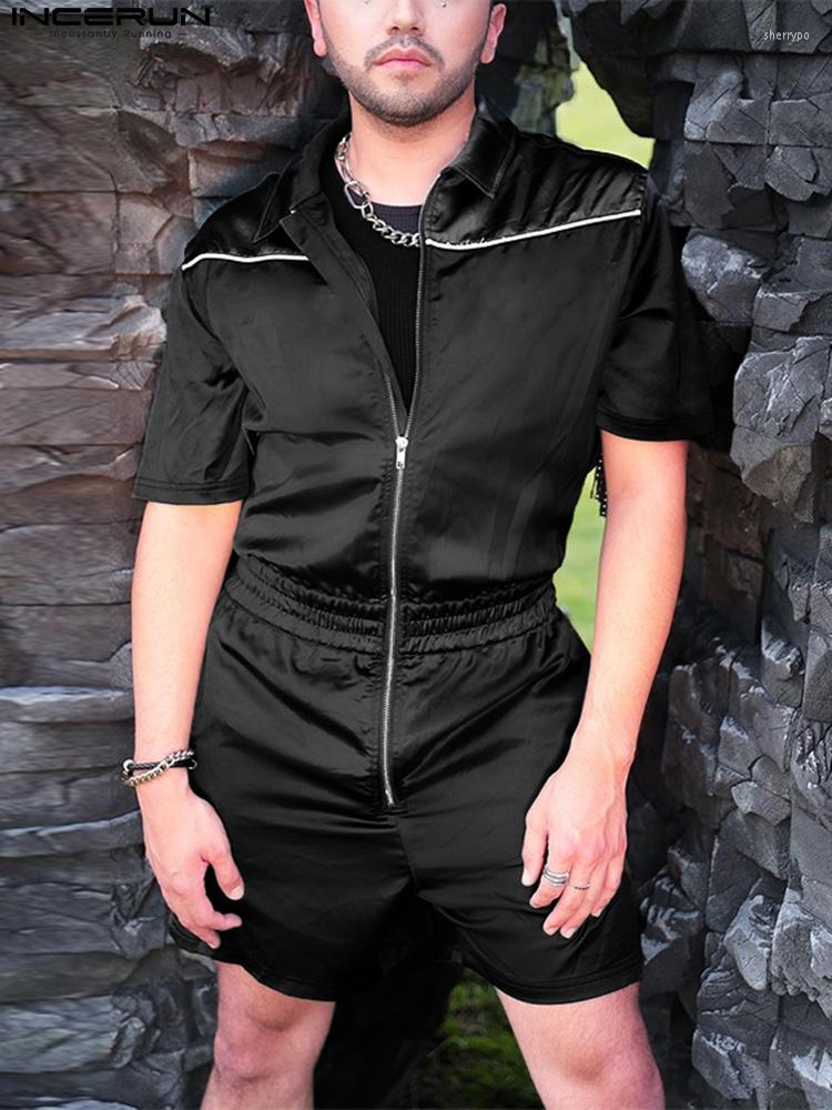 Men' Pants INCERUN Tops 2022 American Style Men Short-sleeved Tassel Jumpsuits Casual All-match Male Simple Fringed Back Rompers -5XL, Black
Men' Pants INCERUN Tops 2022 American Style Men Short-sleeved Tassel Jumpsuits Casual All-match Male Simple Fringed Back Rompers -5XL, Black