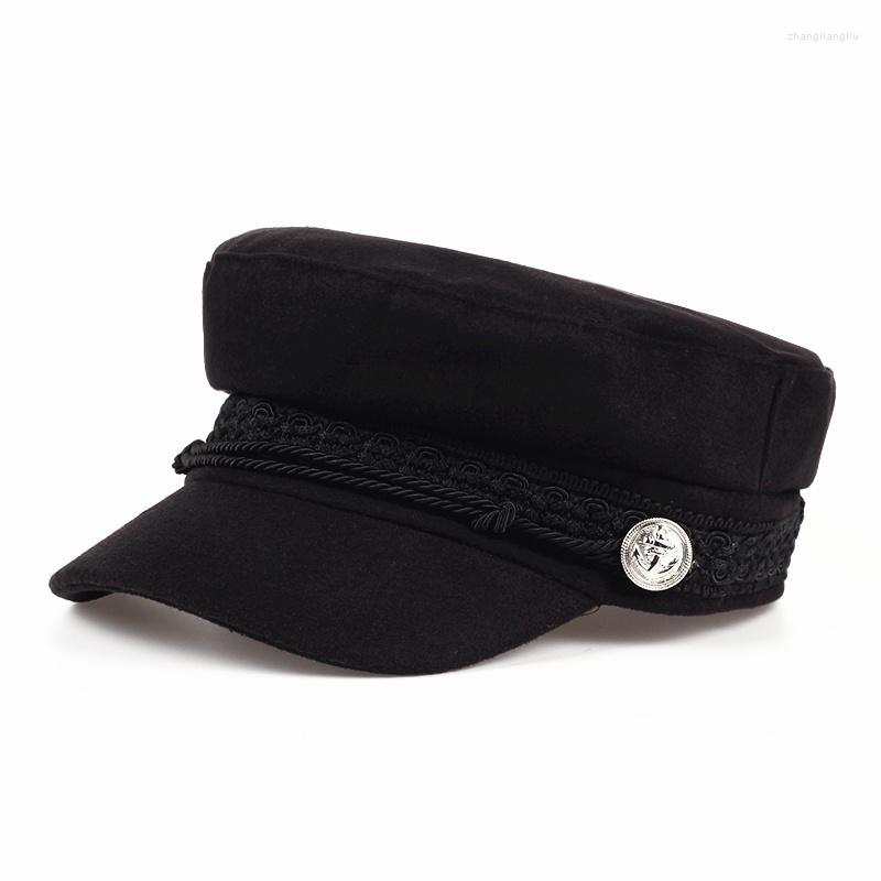 Berets Fashion Solid Visor Military Hat Autumn And Winter Vintage Wool Patchwork Beret Cap For Women England Style Flat CapBerets, Black
Berets Fashion Solid Visor Military Hat Autumn And Winter Vintage Wool Patchwork Beret Cap For Women England Style Flat CapBerets, Black