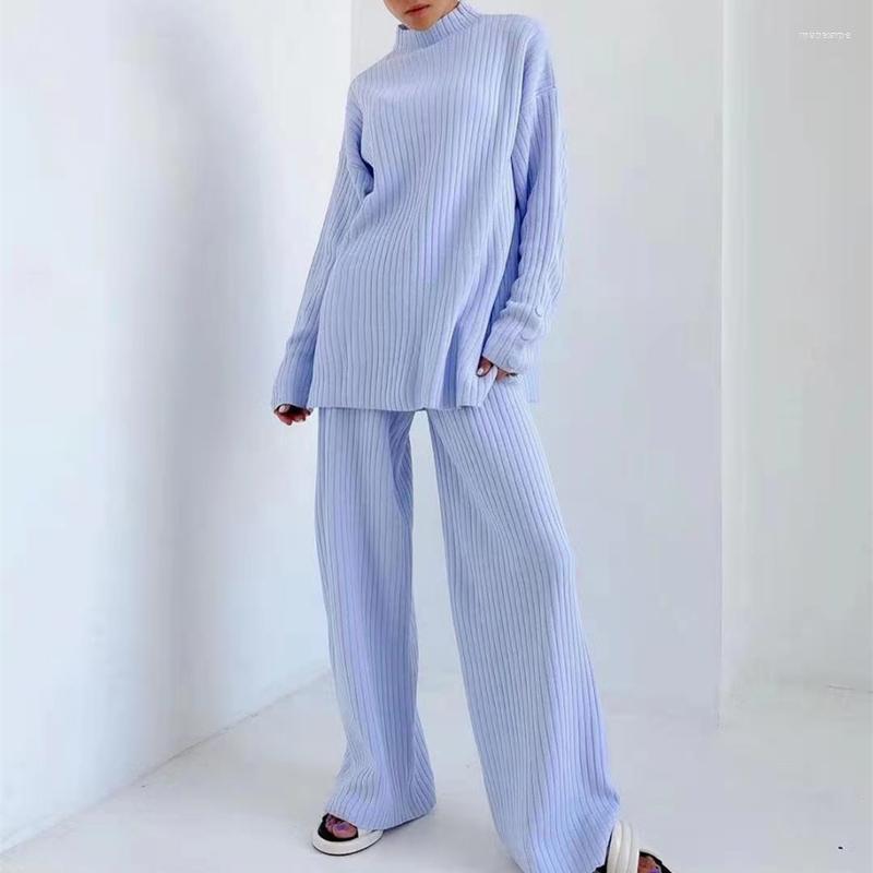 Women's Two Piece Pants Women's Autumn Winter Women's Outfit Knitted Suit Two-Piece Set Casual Loose Turtleneck Pullover Sweater, Dark grey
Women's Two Piece Pants Women's Autumn Winter Women's Outfit Knitted Suit Two-Piece Set Casual Loose Turtleneck Pullover Sweater, Dark grey