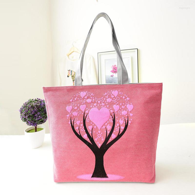 Shopping Bags Women Canvas Handbags Quality Female Cute Tree Print Shoulder Leisure Girls Ladies Totes Bag, Beige
Shopping Bags Women Canvas Handbags Quality Female Cute Tree Print Shoulder Leisure Girls Ladies Totes Bag, Beige