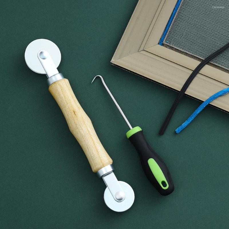 Professional Hand Tool Sets 2In1 Wooden Handle Double-head Pressure Roller For Screen Window Rubber Strip Manual Mosquito Wheel
Professional Hand Tool Sets 2In1 Wooden Handle Double-head Pressure Roller For Screen Window Rubber Strip Manual Mosquito Wheel