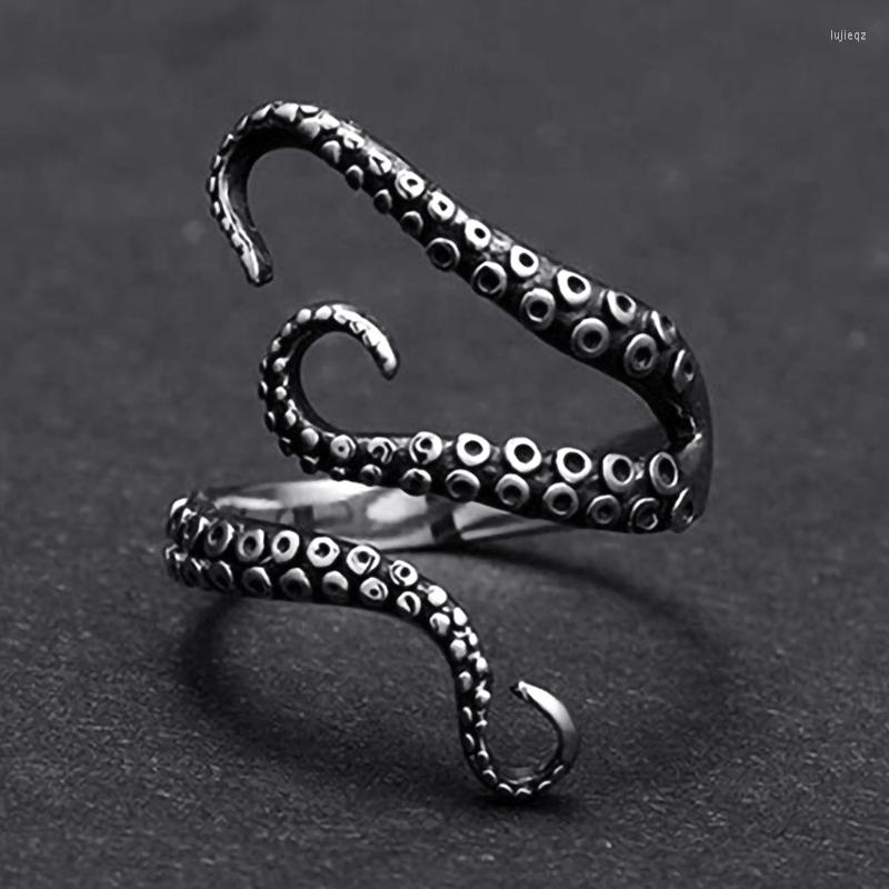 Cluster Rings FORSEVEN Simulation Octopus-Shaped Ring Steel Alloy Open Finger Jewelry Adjustable Retro Style Gift For Women Men ML
Cluster Rings FORSEVEN Simulation Octopus-Shaped Ring Steel Alloy Open Finger Jewelry Adjustable Retro Style Gift For Women Men ML