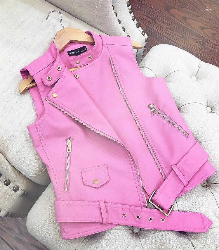 Women's Leather 2022 Spring Fall Girls Punk Rock Sleeveless Vest Coat Zipper Motobike Pink Tank Jacket Yuppie Skating Gutiar Show, Black
Women's Leather 2022 Spring Fall Girls Punk Rock Sleeveless Vest Coat Zipper Motobike Pink Tank Jacket Yuppie Skating Gutiar Show, Black