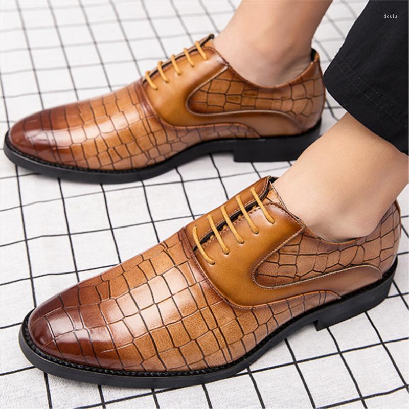 Dress Shoes Men's Shoe High Quality Leather Men Lace Up Oxford Casual Business Pointed Wedding, Black
Dress Shoes Men's Shoe High Quality Leather Men Lace Up Oxford Casual Business Pointed Wedding, Black