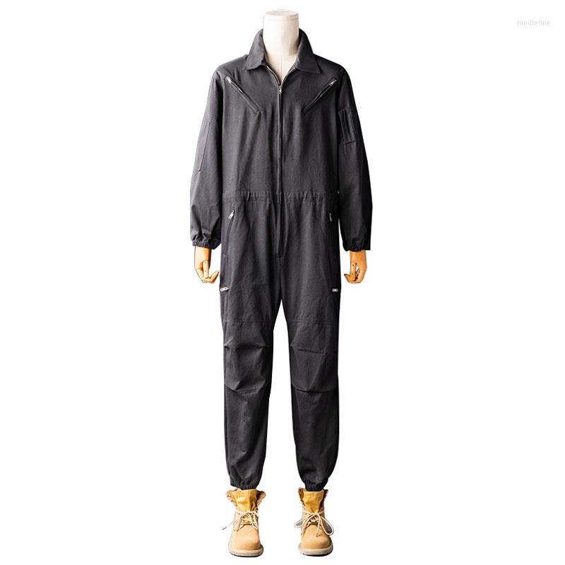 Men's Pants 2022 Autumn Overalls Men Jumpsuit Long Sleeve Lapel Cotton Hip Hop Loose Street Japanese Workwear Pink Black Trousers
Men's Pants 2022 Autumn Overalls Men Jumpsuit Long Sleeve Lapel Cotton Hip Hop Loose Street Japanese Workwear Pink Black Trousers