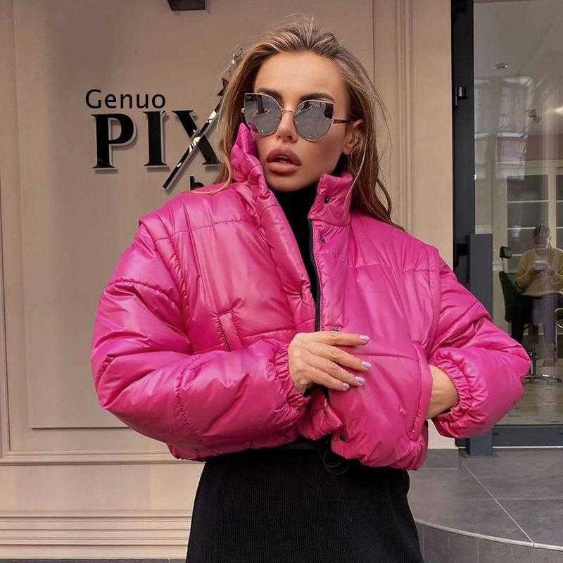 Women's Down Parkas Autumn Winter Cotton-padded Parkas Jacket Women 2022 Oversized Casual Bubble Short Coat Two Wear Long-sleeved Vest Jacket Street T221011, Rose red
Women's Down Parkas Autumn Winter Cotton-padded Parkas Jacket Women 2022 Oversized Casual Bubble Short Coat Two Wear Long-sleeved Vest Jacket Street T221011, Rose red