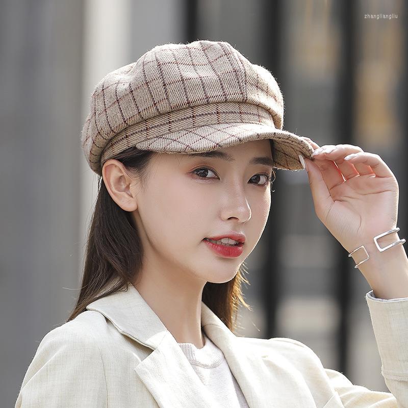 Berets Women Wool Cotton Blend Winter Autumn Octagonal Beret Caps Stylish Artist Painter Hats Classic Lattice HatBerets, Style 2 navy blue
Berets Women Wool Cotton Blend Winter Autumn Octagonal Beret Caps Stylish Artist Painter Hats Classic Lattice HatBerets, Style 2 navy blue