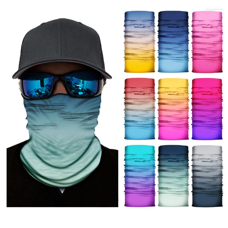 Bandanas Gradient Color Cool Scarf Face Mask Cycling Headband Multifunctional Magic Balaclava Buffs Seamless Polyester Tube Shield
Bandanas Gradient Color Cool Scarf Face Mask Cycling Headband Multifunctional Magic Balaclava Buffs Seamless Polyester Tube Shield