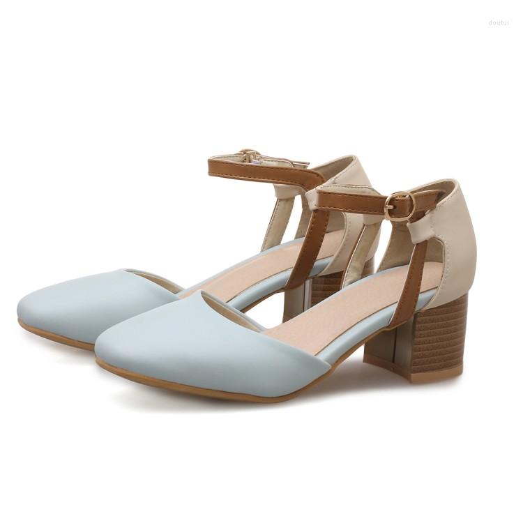 Dress Shoes Big Size High Heels Sandals Women Woman Summer Ladies Squarehead Shallow Mouth Cingulate Thick With, Beige
Dress Shoes Big Size High Heels Sandals Women Woman Summer Ladies Squarehead Shallow Mouth Cingulate Thick With, Beige