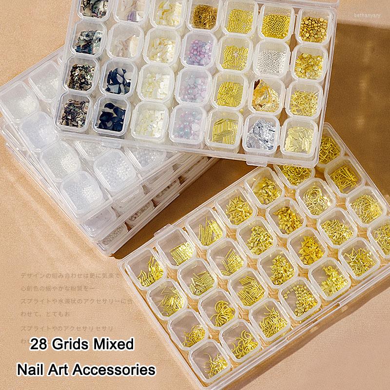 Nail Art Decorations 28 Grid Box Mixed Styles Rhinestones Charms Rivet Steel Bead Shell Tweezers Set For DIY Decoration Supplies
Nail Art Decorations 28 Grid Box Mixed Styles Rhinestones Charms Rivet Steel Bead Shell Tweezers Set For DIY Decoration Supplies