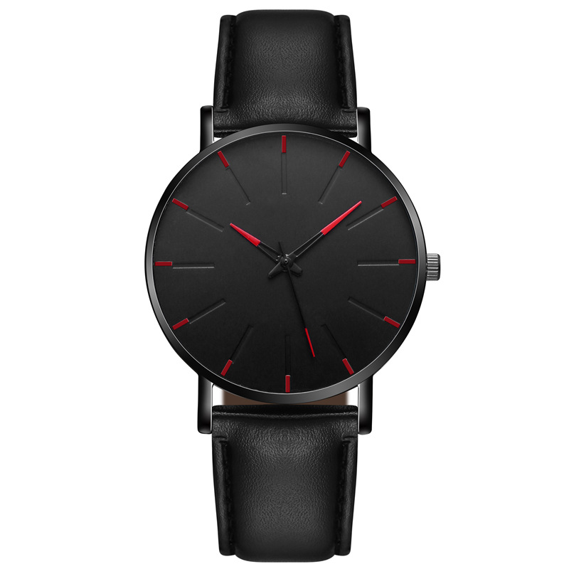 Minimalist Mens Fashion Ultra Thin Watches Simple Men Business Leather Belt Quartz Watch, Color 1
Minimalist Mens Fashion Ultra Thin Watches Simple Men Business Leather Belt Quartz Watch, Color 1