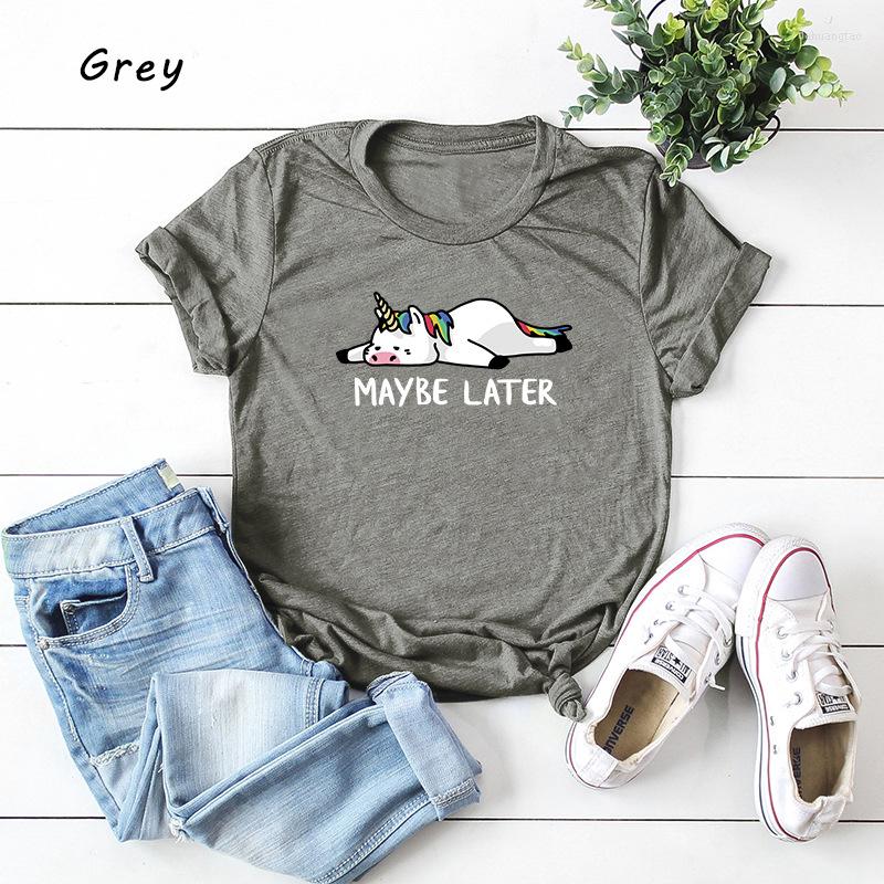 Women' T Shirts Large Size -5XL Simple MAYBE LATER Cartoon T-shirt Ladies Cotton O-neck Short Sleeve Summer Top Casual, Gray
Women' T Shirts Large Size -5XL Simple MAYBE LATER Cartoon T-shirt Ladies Cotton O-neck Short Sleeve Summer Top Casual, Gray