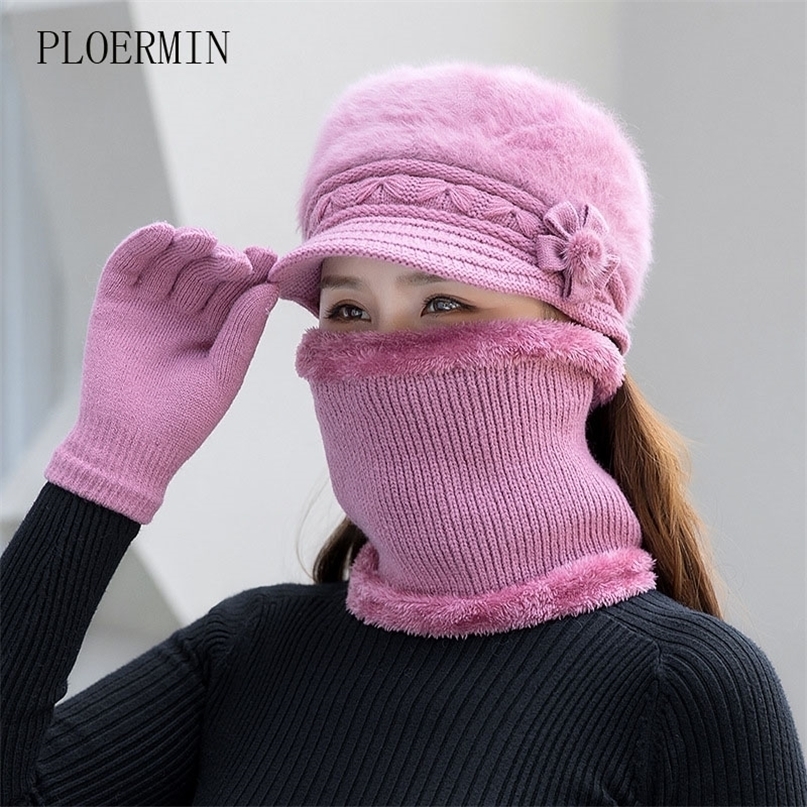 BeanieSkull Caps Brand Autumn Winter Beanies Women Warm Wool Elegant Flowers Knitted Hat Scarf Set Female Rabbit Hair Windproof Velvet Cap 221010, Leather only hat
BeanieSkull Caps Brand Autumn Winter Beanies Women Warm Wool Elegant Flowers Knitted Hat Scarf Set Female Rabbit Hair Windproof Velvet Cap 221010, Leather only hat