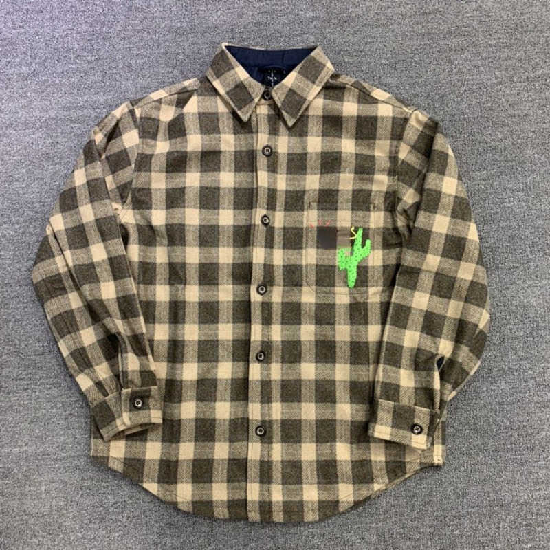 Travis designer casual shirt mens long sleeve lapel jacket hip hop loose fleece plaid shirts men women cardigan coat, No.1
Travis designer casual shirt mens long sleeve lapel jacket hip hop loose fleece plaid shirts men women cardigan coat, No.1