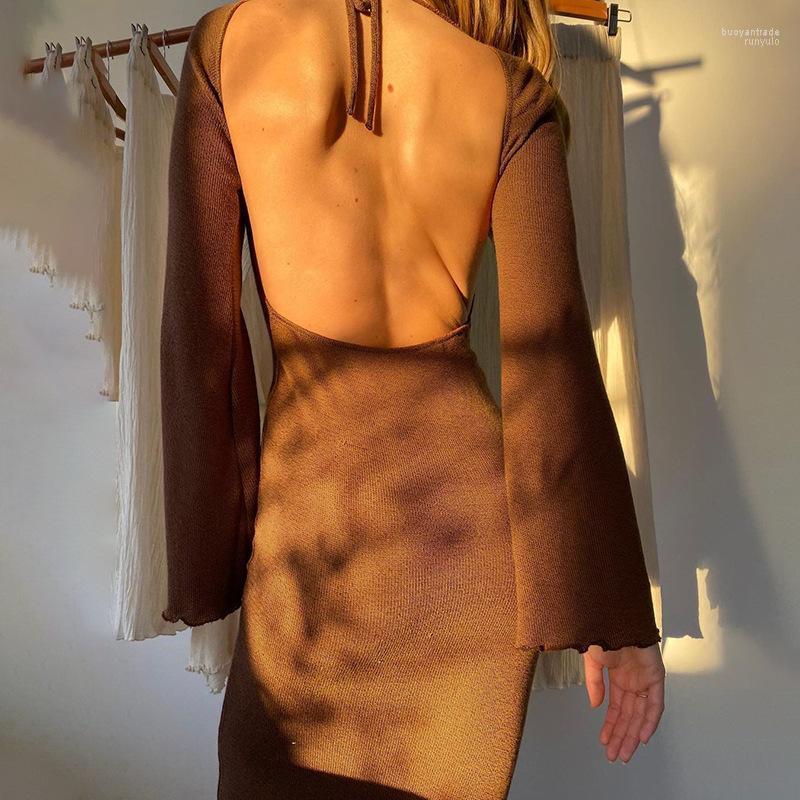 Casual Dresses 2022 Fall Pure Color Fashion Sexy Halter Lace Mid-Length Dress Long Sleeve Club Party Holiday Spaghetti Strap Sundress, Black
Casual Dresses 2022 Fall Pure Color Fashion Sexy Halter Lace Mid-Length Dress Long Sleeve Club Party Holiday Spaghetti Strap Sundress, Black