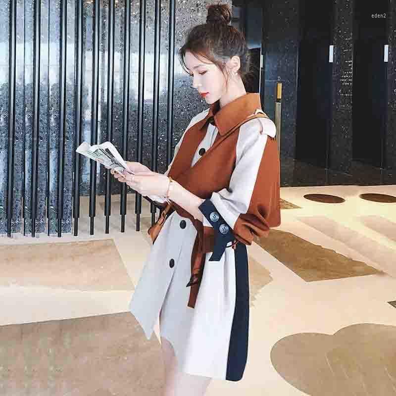 Women' Trench Coats Double Breasted Jacket Femme Mid-Length 2022 Korean Color Match Temperament Coat Women Jackets Lining Office Lady, Khaki
Women' Trench Coats Double Breasted Jacket Femme Mid-Length 2022 Korean Color Match Temperament Coat Women Jackets Lining Office Lady, Khaki