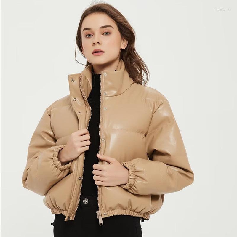 Women's Trench Coats Ins French Fashion Stand-up Collar Imitation Leather Short Jacket Women's Autumn Loose And Thin Thickened Padded, Beige
Women's Trench Coats Ins French Fashion Stand-up Collar Imitation Leather Short Jacket Women's Autumn Loose And Thin Thickened Padded, Beige