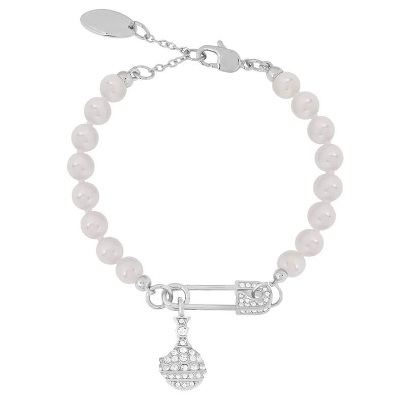 Charm Bracelets Vivi round diamond version pin pearl bracelet gold and silver femininity designer love luxury bangles cjeweler bijoux for womens
Charm Bracelets Vivi round diamond version pin pearl bracelet gold and silver femininity designer love luxury bangles cjeweler bijoux for womens
