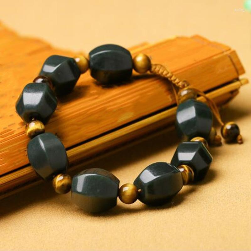 Link Bracelets Natural Xinjiang Hetian Qingyu Lu Tong Bracelet Jewelry Fine Men's And Women's
Link Bracelets Natural Xinjiang Hetian Qingyu Lu Tong Bracelet Jewelry Fine Men's And Women's
