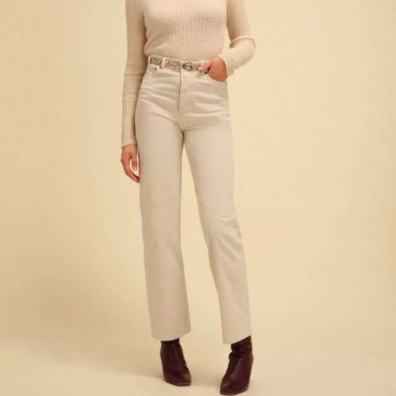 Women's Pants s French Retro Apricot Corduroy Casual Simple All match High Waist Straight Trousers Clothes 221011
Women's Pants s French Retro Apricot Corduroy Casual Simple All match High Waist Straight Trousers Clothes 221011