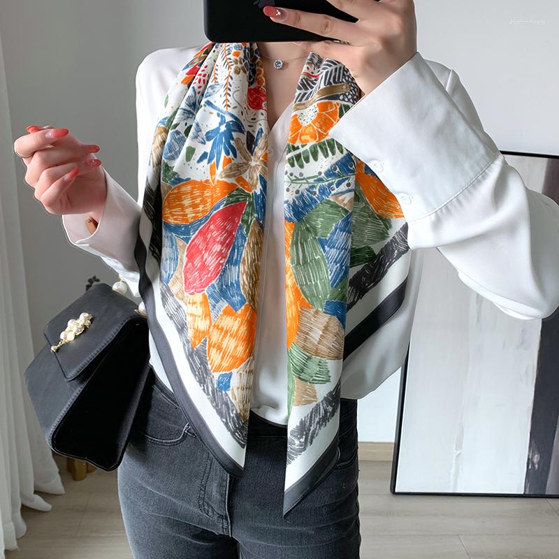 Scarves 2022 Spring Female Scarf High Quality Shawl Mulberry Silk Fashion Headscarf Beach Sun Protection Baotou 90cm 90c
Scarves 2022 Spring Female Scarf High Quality Shawl Mulberry Silk Fashion Headscarf Beach Sun Protection Baotou 90cm 90c
