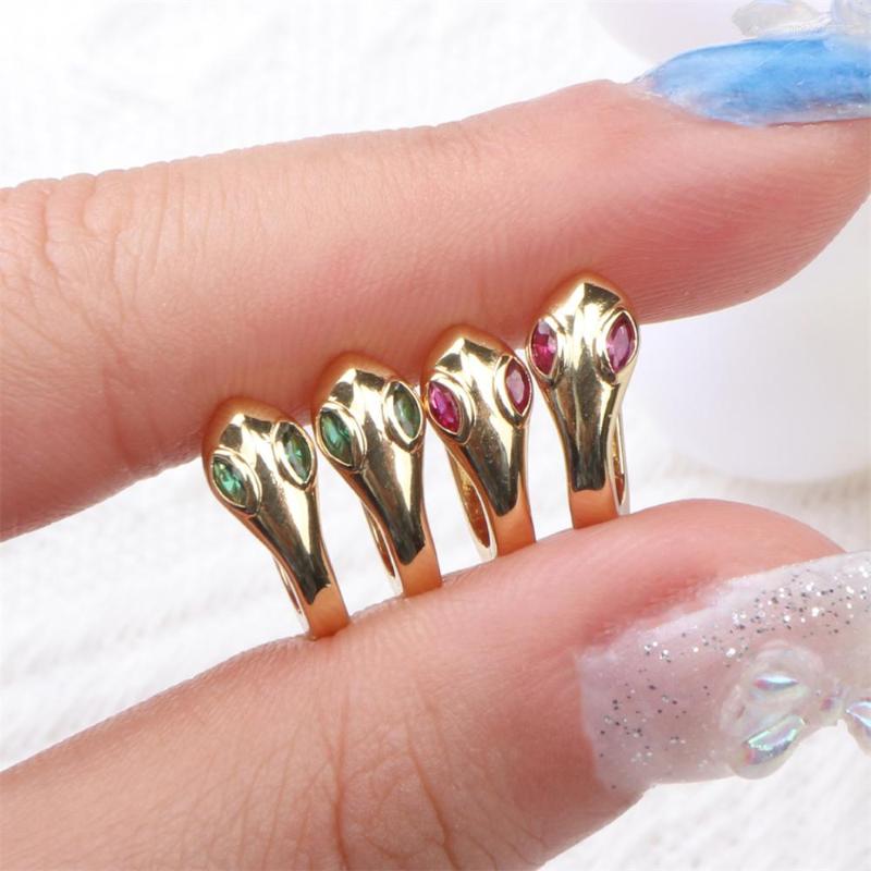 Hoop Earrings High-quality Colored Zircon Snake For Women Simple Copper Gold Plated Fashion Jewelry Wholesale
Hoop Earrings High-quality Colored Zircon Snake For Women Simple Copper Gold Plated Fashion Jewelry Wholesale