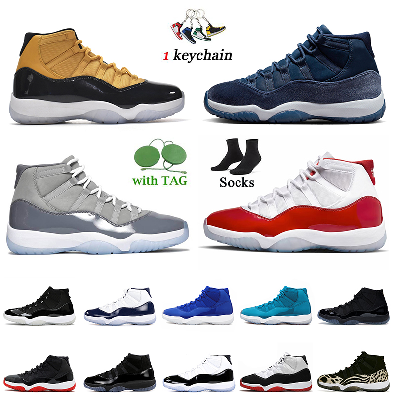 New Fashion Women Mens Jumpman 11 Basketball Shoes 11s Midnight Navy Cherry Cool Grey High Bred Black Yellow Sneakers Jubilee 25th, C50 40-47 (4)
New Fashion Women Mens Jumpman 11 Basketball Shoes 11s Midnight Navy Cherry Cool Grey High Bred Black Yellow Sneakers Jubilee 25th, C50 40-47 (4)