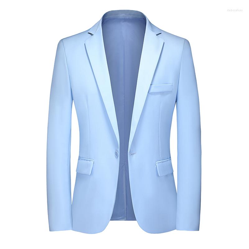 Men's Suits Korean Fashion Solid Color Handsome Men Casual Blazers One Button Slim Fit Suit Jacket Asian Size M-5XL, Navy blue
Men's Suits Korean Fashion Solid Color Handsome Men Casual Blazers One Button Slim Fit Suit Jacket Asian Size M-5XL, Navy blue