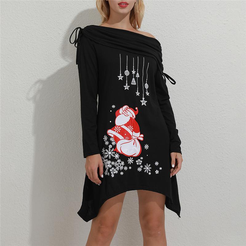 Casual Dresses Women Dress 2022 Summer Sexy Off Shoulder Print Santa Claus Boho Style Short Party Vestidos, Black
Casual Dresses Women Dress 2022 Summer Sexy Off Shoulder Print Santa Claus Boho Style Short Party Vestidos, Black