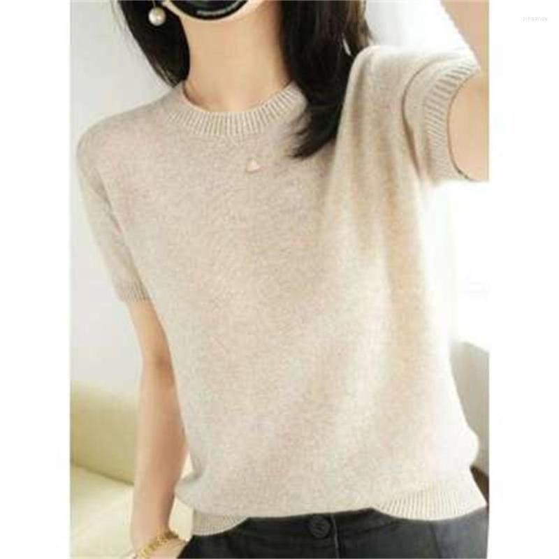 Women's Sweaters Women's Knitted Sweater Short Sleeves Solid O-Neck Top Stylish Casual Pullover Jumper Elastic Jacket Shirt H692, Green
Women's Sweaters Women's Knitted Sweater Short Sleeves Solid O-Neck Top Stylish Casual Pullover Jumper Elastic Jacket Shirt H692, Green