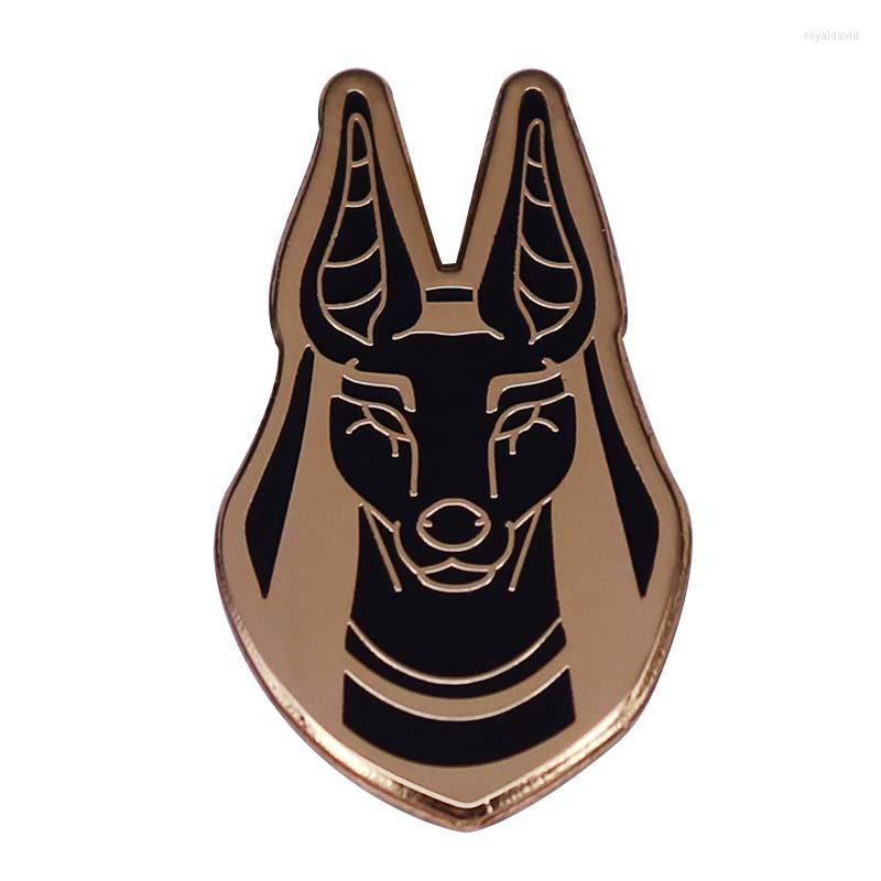 Brooches Mysterious God Anubis Badge Ancient Egypt Enamel Pin Dog Head Brooch Cute Gift Accessory
Brooches Mysterious God Anubis Badge Ancient Egypt Enamel Pin Dog Head Brooch Cute Gift Accessory