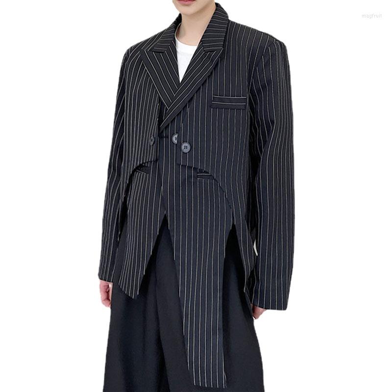Men's Suits Men Asymmetry Fashion Show Design Blazers Jacket Suit Man Streetwear Punk Gothic Loose Casual Stripe Blazer Harajuku Coat, 662 black
Men's Suits Men Asymmetry Fashion Show Design Blazers Jacket Suit Man Streetwear Punk Gothic Loose Casual Stripe Blazer Harajuku Coat, 662 black