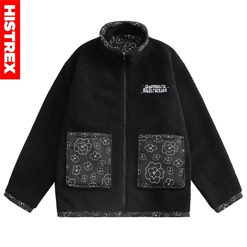 Men's Down Parkas HISTREX Reversible Jacket Men Thick Lambswool Outerwear Winter Warm Fleece Coats Korean Stand Collar Parka Women 221010, White pink
Men's Down Parkas HISTREX Reversible Jacket Men Thick Lambswool Outerwear Winter Warm Fleece Coats Korean Stand Collar Parka Women 221010, White pink