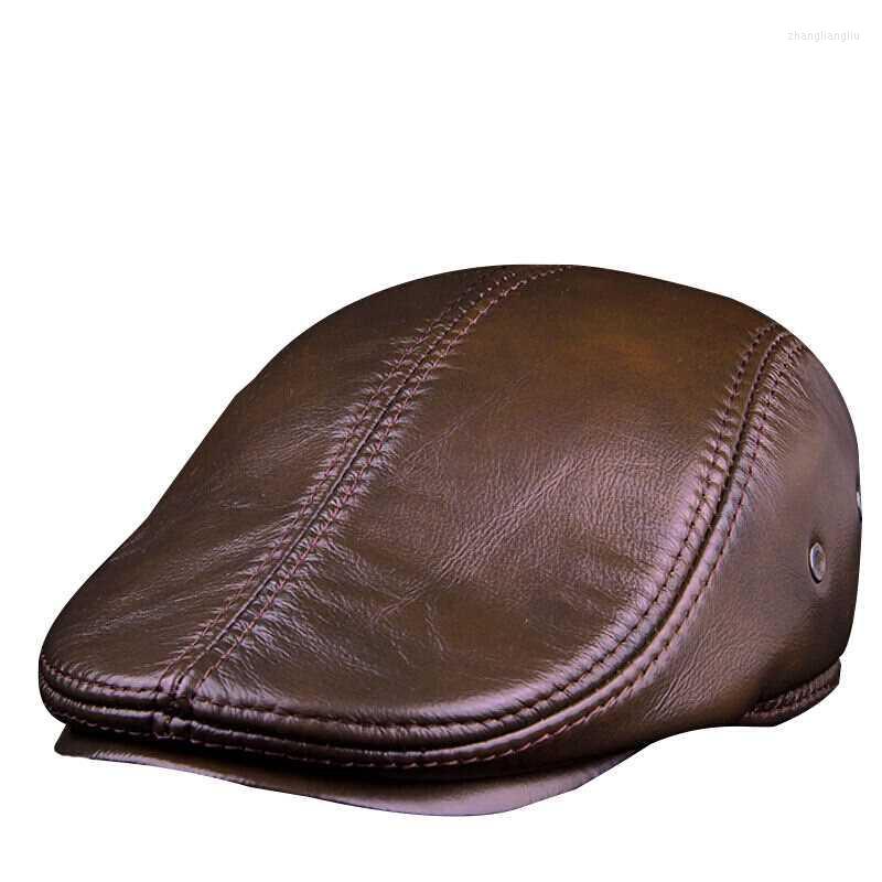Berets Design Men's Genuine Leather Cap Brand Sboy /Beret /Cabbie Hat/ Golf Hat Winter Warm Hats With EarsBerets
Berets Design Men's Genuine Leather Cap Brand Sboy /Beret /Cabbie Hat/ Golf Hat Winter Warm Hats With EarsBerets
